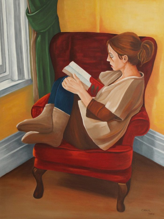 Girl In Red Chair